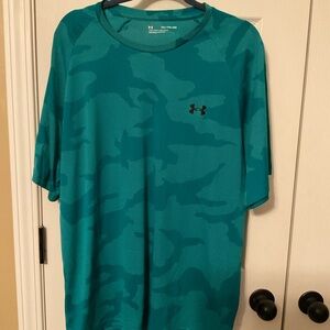 Under Armour Men's Green Camo Tee